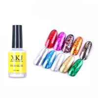 【lz】☊┇❃  16ml cola da arte do prego para a folha do prego adesivo transferência dica leitoso papel estrelado cola adesiva acessórios do prego manicure decoração ferramenta