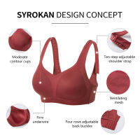 SYROKAN Women S Underwire Firm Support Contour สปอร์ตบราที่มีแรงกระแทกสูง