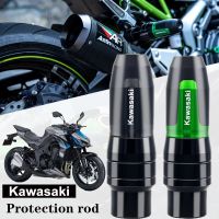 รถจักรยานยนต์ Crash Pads ท่อไอเสีย Sliders ป้องกันความผิดพลาดสำหรับ Kawasaki Z750 Z900 Z650 Z800 Z250 Z300 Z1000 Z1000SX ER6N โลโก้