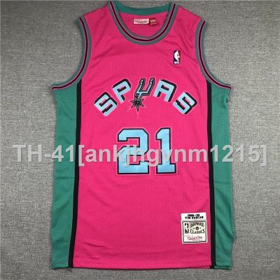 ℗✟┋ 2022 Mens Jerseys San Antonio Spurs Tim Duncan Pink NBA Basketball Jersey
