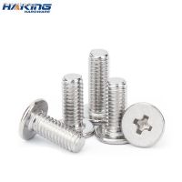 ❧✑ 10pcs/lot Stainless Steel Cross Phillips CM Ultra Thin Super Low Flat Wafer Head Screw Bolt M1.4 M1.6 M2 M2.5 M3 M4 M5 M6 M8