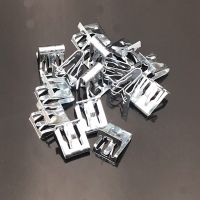 15Pcs Car Fasteners Universal Retainer Rivet Console Dash Dashboard Interior Trim Plate Fixed Metal Clip Buckle Auto Accessories