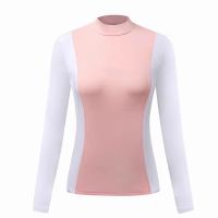 ✢✷₪ 2021 golf clothing womens long-sleeved autumn and winter lapel quick-drying slim casual breathable T-shirt GOLF top