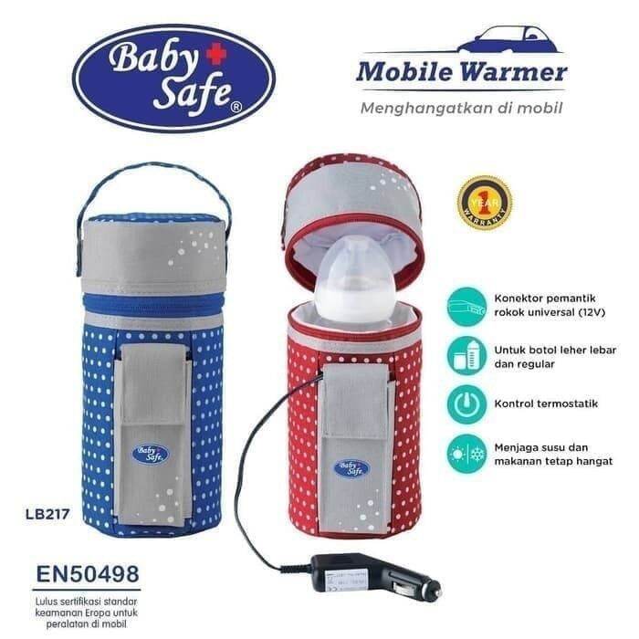 Baby Safe LB217 Mobile Warmer Milk Pemanas Botol Penghangat Susu ASI ...