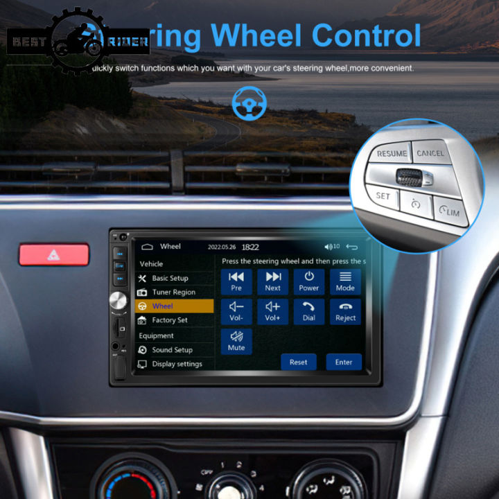 double-din-วิทยุสเตอริโอรถยนต์7นิ้วใช้งานได้กับ-carplay-android-กระจกอัตโนมัติ-link-ฟังก์ชั่นเครื่องเล่น-mp5-7012b