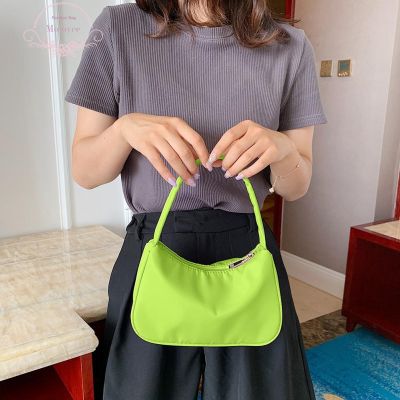 【Nylon Handbag 】Nylon Casual Women Handbag Totes Female Solid Daily Underarm Shoulder Bags