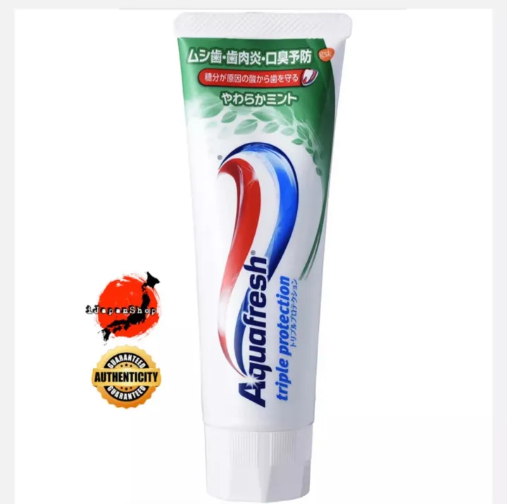 AQUAFRESH JAPAN TOOTHPASTE 140g SOFT MINT Lazada PH