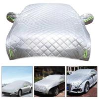 Winter Automotive Covers Waterproof Car Windshield Sunshade Cover Waterproof Snowproof Snow Cover of Most Cars Sedan and Suv for All Season show