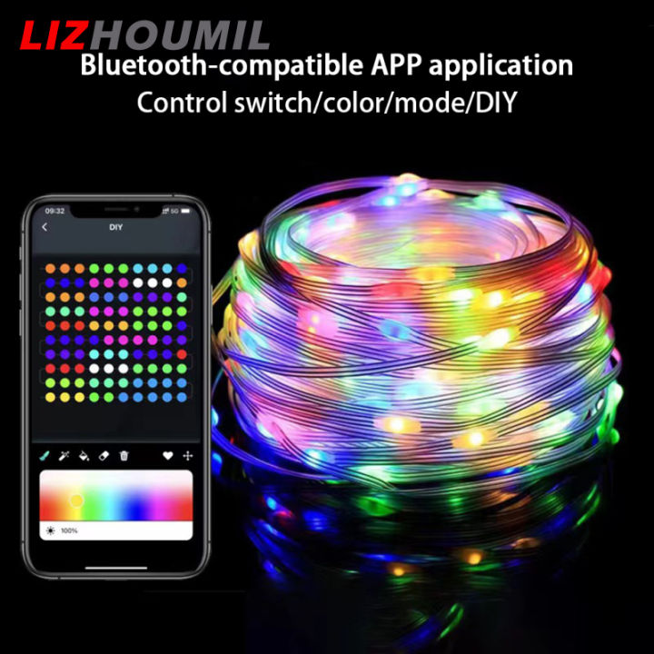 lizhoumil-rgb-colorful-led-string-light-bluetooth-compatible-app-control-outdoor-lamps-for-christmas-decoration