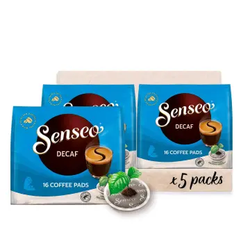 Senseo Latte Vanilla Coffee Pods - Single Serve Coffee Pods Bulk Pack for  Senseo Coffee Machine - Compostable Coffee Pods for Hot or Iced Coffee, 8