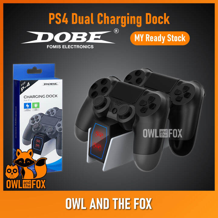 Dobe PS4 Controller Dual Charging Dock Stand Station Charger Fast