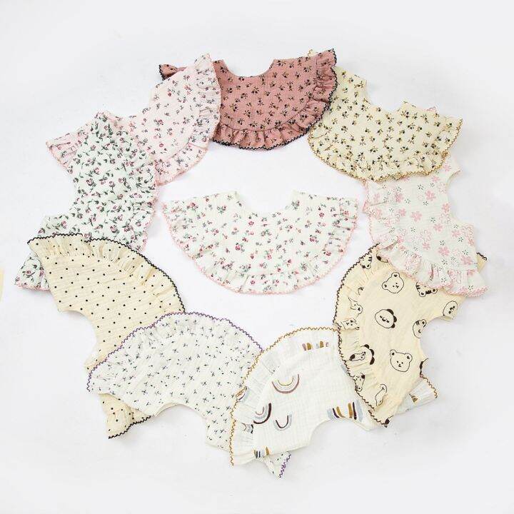 cc-new-baby-feeding-drool-bib-floral-infants-saliva-soft-cotton-burp-newborn-toddler-kids-bibs-korean