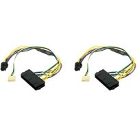 12 Inch ATX Main 24-Pin To 6-Pin PSU Power Adapter Cable 18AWG Replacement For HP Z240/For HP Elitedesk 80