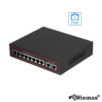 สวิทซ์ Winmax Network POE Switch 8 Port Power over Ethernet 10/100Mbps