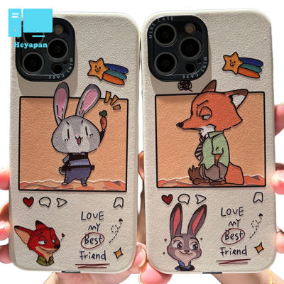 เคสนิ่มลายตัวการ์ตูน Zootopia เข้ากันได้กับ Iphone 14/13/12/11ซีรีส์ฝาครอบโทรศัพท์มือถือ