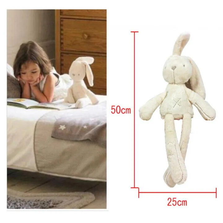 IsALifestyle Soft Plush Toys For Children Bunny Bear Sleeping Mate Stuffed Animal Infants Baby Toys toys for girls