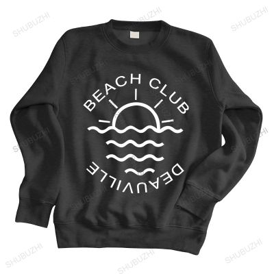 homme cotton sweatshirt fashion Beach Club Deauville Paris luxe mer soleil plage France mode brand spring hoodie