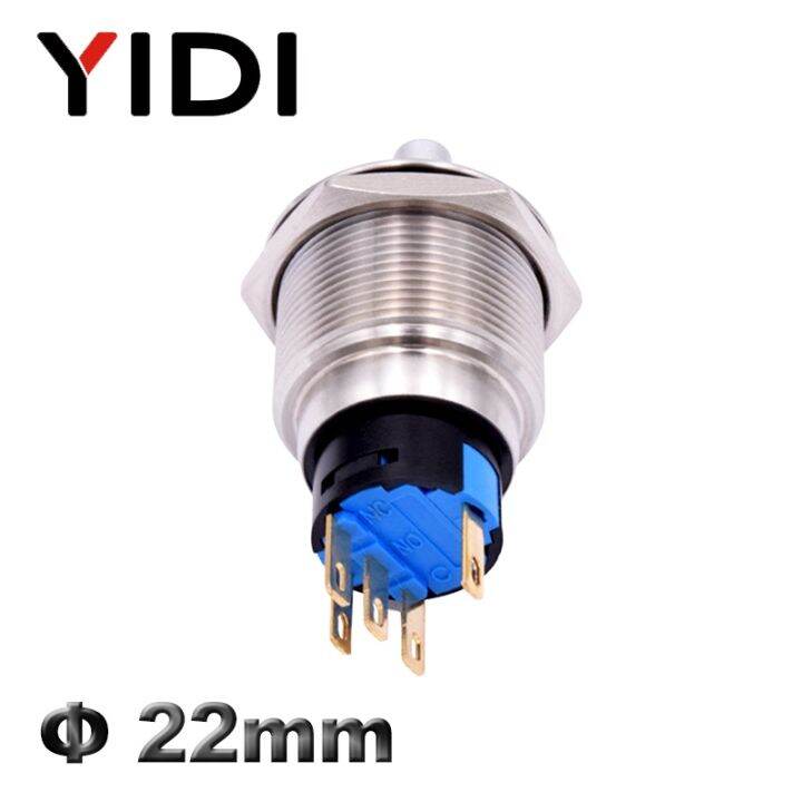 yf-22mm-metal-selector-2-3-postion-1no1nc-2no2nc-12v-push-knob