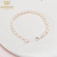 【✲High Quality✲】 TE4QDQ SPECIALTY STORE Ashiqi เด็กสร้อยข้อมือ Mini ไข่มุกน้ำจืดธรรมชาติเครื่องประดับเด็กสาวน่ารักกับ925เงินสเตอร์ลิงเครื่องประดับ