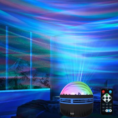 Usb Colorful Aurora Rotating Magic Ball Stage Ktv Hotel Laser Lamp Bedroom Curtain Wall Projection Light Night Lights