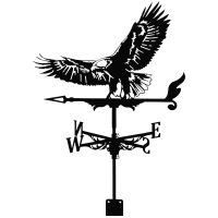 Weather Vane Metal Weather Resistant Wind Direction Indicator Retro Creative Roof Weathercock Roof Decoration Accessories for