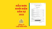 Mau giay don khoi kien mau chung 2023