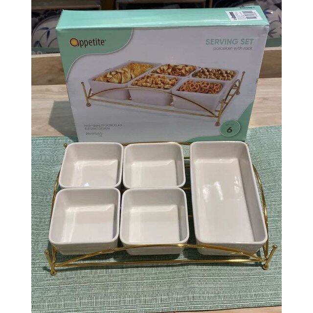 Serving Set Mewah Informa Piring Mangkok Saji Set Mewah Informa