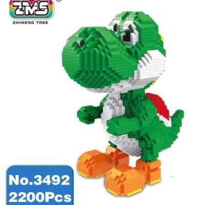 ตังต่อนาโน ZMS 3492 ตัวการ์ตูนยอดฮิต Yoshi จำนวนตัวต่อ 2,200 ชิ้น