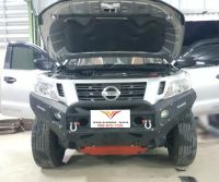 กันชนหน้าออฟโรด nissan navara Np300 2014-2020 (F1) กันชนหน้าเหล็กหนา navara 2014-2020bull bar