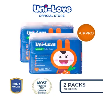 UniLove Airpro Baby Diaper 30's (Newborn) Pack of 4 – Uni-Love PH