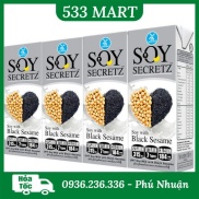 LỐC 4 HỘP Sữa đậu nành mè đen Soy Secretz 180ml