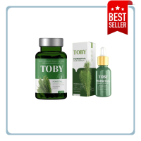 Toby Horsetail Hair Serum โทบี้เซรั่มหญ้าหางม้า 15ml./TOBY HORSETAIL วิตามินบำรุงผม ลดผมร่วง 30 แคปซูล (มีให้เลือก 2 แบบ)