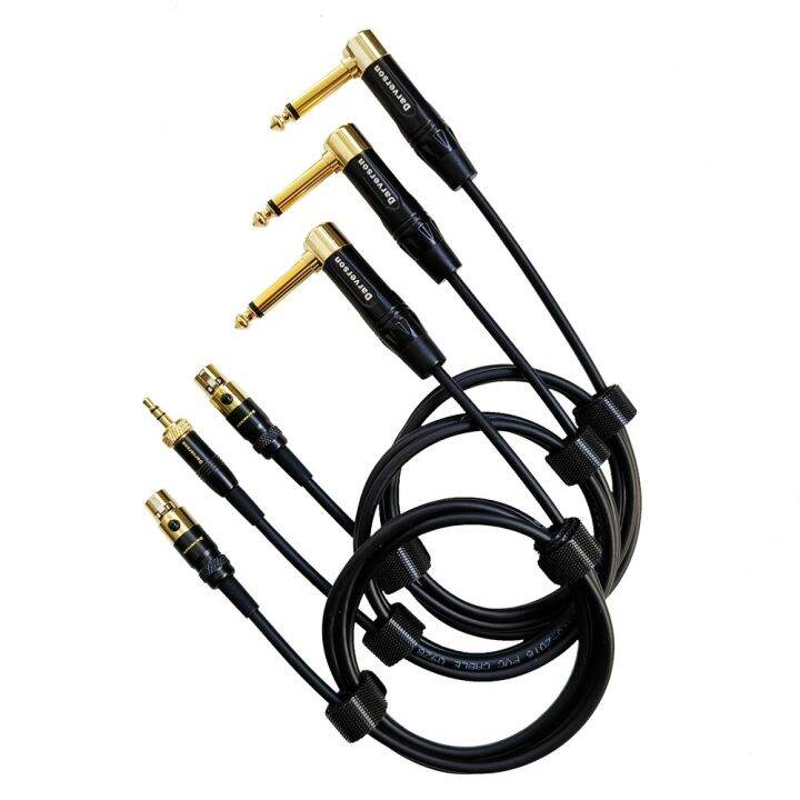 4Pin Mini Xlr To 1/4 Right Angle 6.35Mm Guitar Bass Instrument Cable
