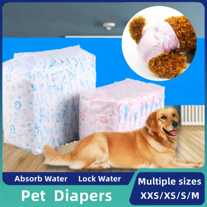 Pet Dog Diapers Disposable Thin and Comfortable Pet Diapers Super Absorbent Female Dogs Diaper