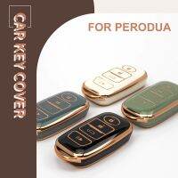 dghjsfgr For Perodua Myvi Ativa Alza 2022 TPU 4 Button Car Key Case Cover Fit Axia 2023 Flexible Protection Replacement Accessories