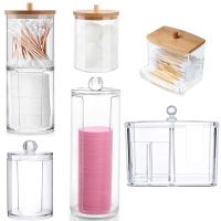 【jw】❉™┅  Makeup Organizer Cotton Storage Cosmetics Jewelry Swabs Make Up