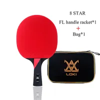 8 Star Super Sticky Table Tennis Racket Professional PingPong Bat Competition Level Ball Control Type Ping Pong Paddle