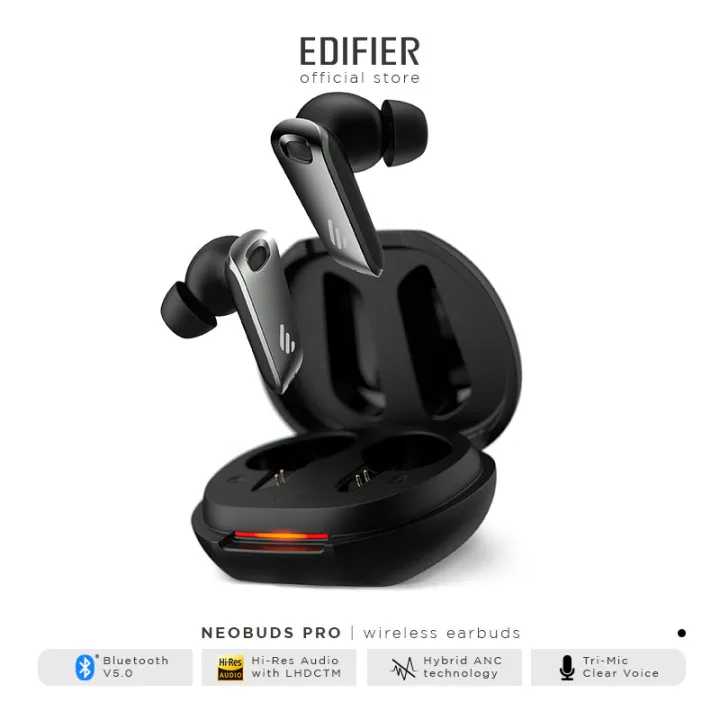 Edifier NeoBuds Pro - True Wireless Bluetooth Earbud Earphone | Hi-Res Audio | Active noise cancelling | Quick Charge | Typer C | Triple mic