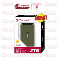 External SSD 2TB : ESD380C * USB 3.2 Gen 2x2 : Transcend - รับประกัน 5ปี - มีใบกำกับภาษี