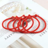 【CW】◑✢﹍  Rope Braided Men Thread Bangles Wristband Wish Jewelry Couple