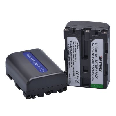 2Pcs NP-FM50 FM50 + LCD Dual USB Charger สำหรับ NP-FM51 NP-FM30 NP-FM55H DCR-PC101 A100 Series DSLR-A100 M Type