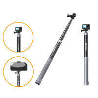 120ซม.-300ซม. คาร์บอนไฟเบอร์ Selfie Stick Monopod ขยายได้14สกรูสำหรับ GoPro Insta360 Osmo Action Camer