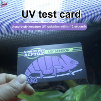 OT สัตว์เลื้อยคลาน Uvb Uv ทดสอบการ์ด10วินาทีการตรวจสอบนำมาใช้ใหม่บัตรสัตว์เลื้อยคลานอุปกรณ์พิพิธภัณฑ์สัตว์น้ำอุปกรณ์