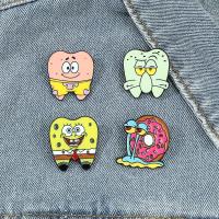bjh❍▬  SpongeBob SquarePants Brooches for Clothing Brooch Badge Accessories