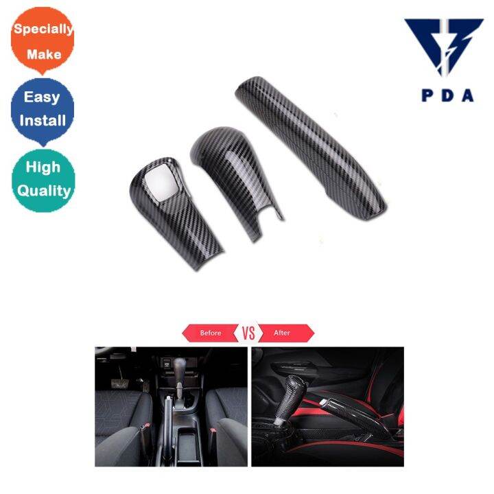 Honda Jazz GK Shift and handbrake shift knob cover Lazada PH