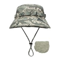 Outfly Digital Camouflage Army Hat Outdoor Camping Men Short Brim Hat Wholesale Sunscreen Bionic Jungle Hat Bucket Hat