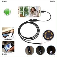 【คุณภาพสูง】brith 7 มม. 1-10 ม. micro usb กล้องเอ็นโดรสโคป+กล้องตรวจสอบ hd andriod pc endoscope