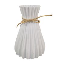 Plastic Vases European Aimulation-Ceramic Flower Vase Wedding Home Decorations Rattan-Like Unbreakable Simplicity