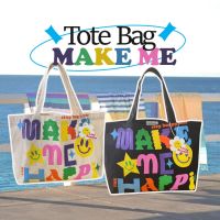 TOTE BAG ถุงผ้าแคนวาส ลายใหม่กราฟิกเท่ห์ๆ 2 สี