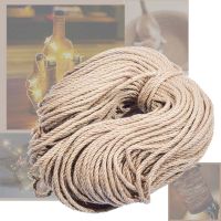 4mm, 5mm, 6mmx100m Sisal Ropes Jute Twine Rope Natural Cord Decor Cat Scratching Home Art Decor